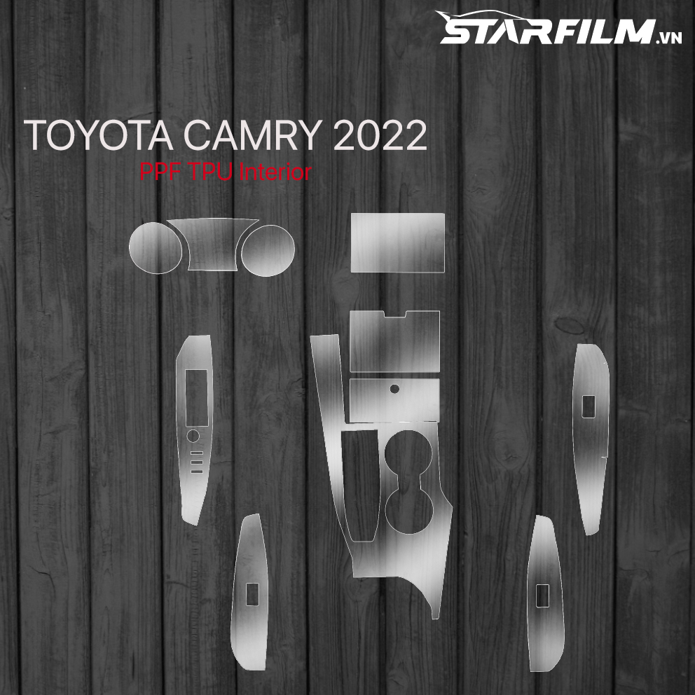 Toyota Camry 2022 PPF TPU nội thất chống xước tự hồi phục STARFILM